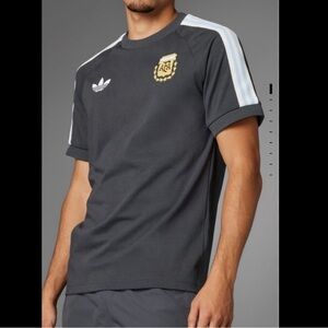 Adidas Classics OG Argentina Beckenbauer Retro Tee Shirt Size XXL